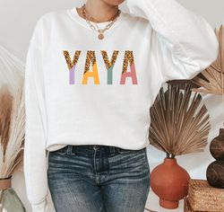 Yaya Sweatshirt and Hoodie For Grandma, Yaya Grandma Sweatshirt, Yaya Gift for Mother's Day, Grandma Gifts Sweater