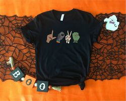 Halloween Monster Love T-shirt, LGBT Halloween Shirt, Halloween T-shirt, Funny Halloween Shirts, Gay Hallo, LGBTQ Pride
