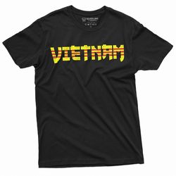 Men's Republic of Vietnam T-shirt South Vietnam Flag Coat of Arms Tee Shirt for Him her