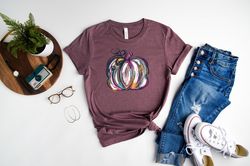 Watercolor Pumpkin Shirt, Pumpkin Shirt, Fall Shirt for Women, Fall Pumpkin Shirt, Fall Pumpkin Shirt for Kids, Thanksgi