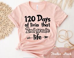 120 Days Brighter Shirt, 120 Days Of School, Teacher Gifts, Teacher Appreciation, 120 Days Teacher Shirt, Back to School