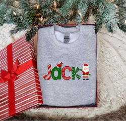 Personalized Christmas Name Sweatshirt, Christmas Sweatshirt, Personalized Christmas Shirt, Family Christmas Shirts, Fam