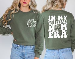 in my volleyball mom era sweatshirt, volleyball mom sweater, volleyball mom game day sweater, sports mom hoodie, volleyb