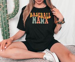 baseball mama shirt, baseball lover mama tshirt, retro baseball mom tee, mother's day baseball mama gift tshirt