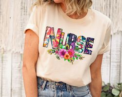 flower nurse shirt, school nurse shirt, nurse shirt, school nurse gift, nurse leopard, school nurse tee, nurse apprecia