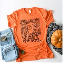Pumpkin Spice Shirt, Pumpkin Spice Coffee Shirt, Fall Pumpkin Spice T-shirt