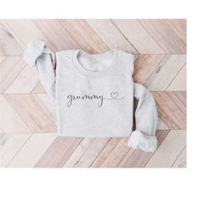 Grammy Sweatshirt Grammy Crewneck New Grammy Gifts Grammy Sweater Grandmother Gifts Mothers Day Gift Promoted to Grammy