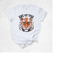 tiger shirt, eye of the tiger, tiger gift, animal face shirt, tiger women, mascot shirt, tiger birthday shirt, tiger gir