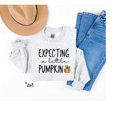 expecting a little pumpkin, fall pregnancy announcement shirt, fall maternity shirt, thanksgiving pregnancy announcement