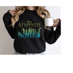 Atlantis The Lost Empire Characters Sweatshirt Disney and Pixar T-Shirts Family Holiday Party Tees Friends Funny Gift