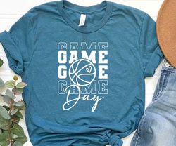 basketball game day t-shirt, basketball mom shirt, game day tshirt for baskball mom, girls basketball shirt, womens bask