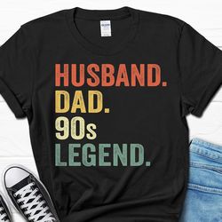 husband dad 90s legend men's shirt, 30th birthday gift for men, born in 1994 tee for him, 30th birthday party gifts, tur