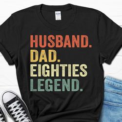 Husband Dad Eighties Legend Gift, 40th Birthday Men's T-Shirt, Born In 1984 Gifts For Men, 40th Birthday Party Shirt, Tu