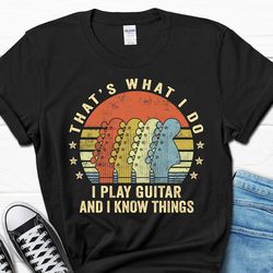 Husband Funny Guitar Men's Gifts, Guitarist Father's Day T-Shirt, Grandpa Guitar Owner Gift From Wife For Men, Guitar Lo