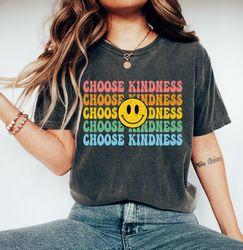 Vintage Choose Kindness T-Shirt, Retro Teacher Shirt, Kindergarten Teacher, Cute Teacher Tee, Preschool Teacher Shirt, N
