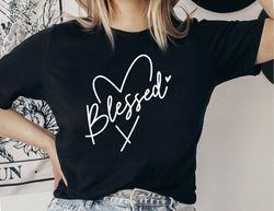 Blessed Mom Shirt, Mom Life Shirt, Mother's Day Shirt, Cute Mom Shirt, New Mom Gift, Blessed Mom T-shirt, Shirts for Mom