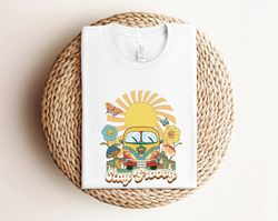 Retro Stay Groovy Shirt, Preppy Shirt, Hippie Summer Shirt, Hippie 70s Summer Shirt, Peace Sign Shirt, Summer Shirt, Ret