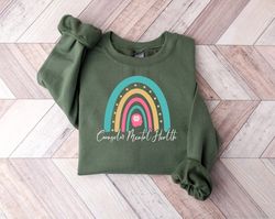 Counselor Mental Health Sweatshirt, Mental Health Matters Hoodie, School Counselor Crewneck, Gift for Counselor, Counsel