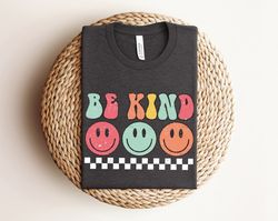 Be Kindn Shirt, Be Kind Gift, Be Positive Shirt, Positive Shirt, Retro Be Kind Shirt,Boho Kindness Shirt,Boho Rainbow Sh
