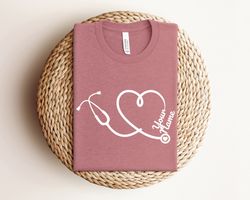custom nurse shirt, personalized nurse gift, custom doctor shirt, custom gift for nurse, new nurse shirt, nursing studen