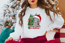 i want a hippopotamus for christmas shirt  christmas lovers gift  christmas hippopotamus shirt  christmas shirt  happy c