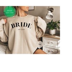 engagement gift hoodie, valentines day gift, fiancee gift, bridal shower gift, bride hoodie, bride to be gift, bridal sw
