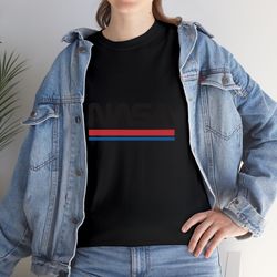 NASA Shirt - Classic NASA Worm Logo Ringer