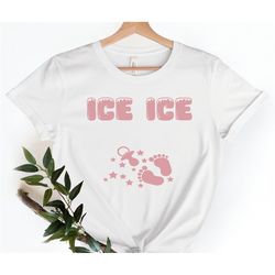 ice ice baby, pregnant shirt, baby announcement shirt,pregnancy announcement shirt, birth announcement, pregnancy gift,