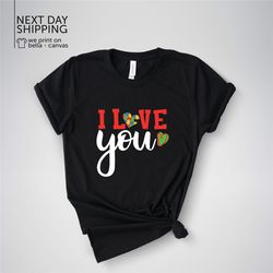 I Love You T-Shirt Love Shirt Minimalist T-Shirt Unisex Shirt Graphic Tees for Women I Love You Tee  MRV2015
