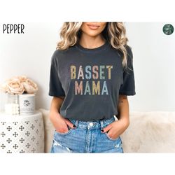 Basset Hound Comfort Colors Shirt | Basset Mama Shirt | Basset Hound Mom Shirt | Basset Hound Gift | Basset Hound Lover