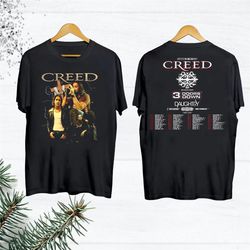 Rock Band Creed Graphic Shirt, Creed Band Summer of 99 Tour 2024 Shirt, Creed Band Fan Gift Shirt, Creed Concert Merch,