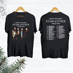 Greta Van Fleet Starcatcher World Tour T-Shirt, Greta Van Fleet Tour 2023 Shirt, Greta Van Fleet Shirt, Greta Van Fleet