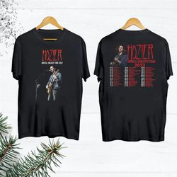 Hozier Graphic Shirt, Hozier Fan Gift Shirt, Hozier Unreal Unearth Tour 2023 Shirt, Hozier Concert Merch, Hozier Unreal