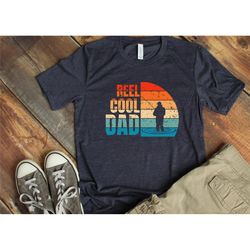 Reel Cool Dad Shirt, Father's Day Shirt, Dad Fishing Shirt, Fisherman Shirt, Trout Fishing Shirt