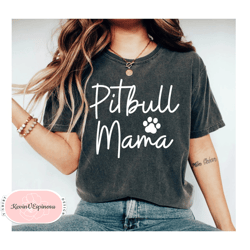 dog Shirt Pitbull Mama dont bully my breed cute animal lover tee pitbull mom tshirt dog lover bully breed mom Mothers Da