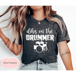 Drummer TShirt Drummer Gift Drumming Shirt Percussionist Musician Shirt Band Shirt Funny Wife Shirt Girlfriend Shirt Mus