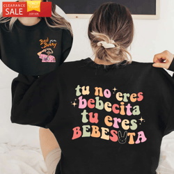 Bad Bunny Dolphin Shirt, Tu No Eres Bebecita Tu Eres Bebesota, Bad Bunny Gifts for Her  Happy Place for Music Lovers