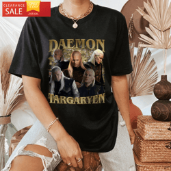 Daemon Targaryen 90s Style T Shirt, House Targaryen Shirt, House of The Dragon  Happy Place for Music Lovers