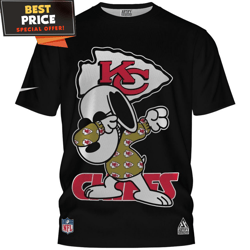 Kansas City Chiefs Snoopy Dabbing TShirt, Gifts For Kc Chiefs Fans  Best Personalized Gift  Unique Gifts Idea