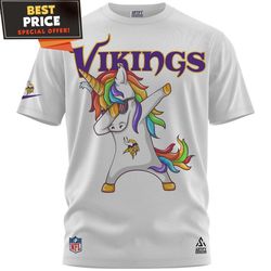 Minnesota Vikings Dabbing Unicorn Big Fan TShirt, Gifts For Vikings Fans  Best Personalized Gift  Unique Gifts Idea