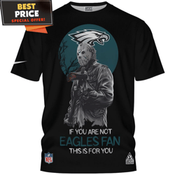 Philadelphia Eagles Jason Voorhees Killing If You Are Not Eagles Fan This Is For You TShirt, Best Philadelphia Eagles Gi