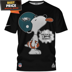 Philadelphia Eagles Snoopy Troll Face This for All Eagles Hater TShirt, Best Gifts For Eagles Fans  Best Personalized Gi