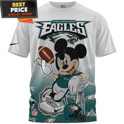 Philadelphia Eagles x Mickey Champion Cup 3D TShirt, Cheap Eagles Gifts  Best Personalized Gift  Unique Gifts Idea