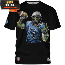 Tennessee Titans Cool Zombie NFL Player TShirt, Titans Gift Shop  Best Personalized Gift  Unique Gifts Idea