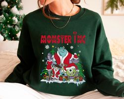 Monster Inc All Character A Very Merry ChristmaShirt Family Matching Walt Disney,Tshirt, shirt gift, Sport shirt