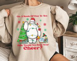 On A Scale Of One To Ten How Would You Rate Your Cheer Baymax Merry ChristmaShir,Tshirt, shirt gift, Sport shirt