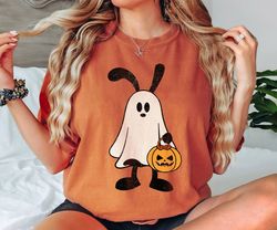 Oswald Creepy Rabbit Wear Ghost Costume Trick Or Treat Retro Not So Scary Hallow,Tshirt, shirt gift, Sport shirt