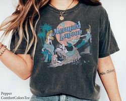 Petter Pan Distressed Mermaid Lagoon Graphic Shirt Walt Disney World Shirt Gift ,Tshirt, shirt gift, Sport shirt