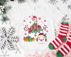 Piglet In The Snow Man Funny Winnie The Pooh Merry ChristmaShirt Family Matching,Tshirt, shirt gift, Sport shirt