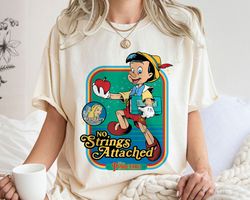 Pinocchio No StringAttached Shirt Walt Disney World Shirt Gift IdeaMen Women,Tshirt, shirt gift, Sport shirt